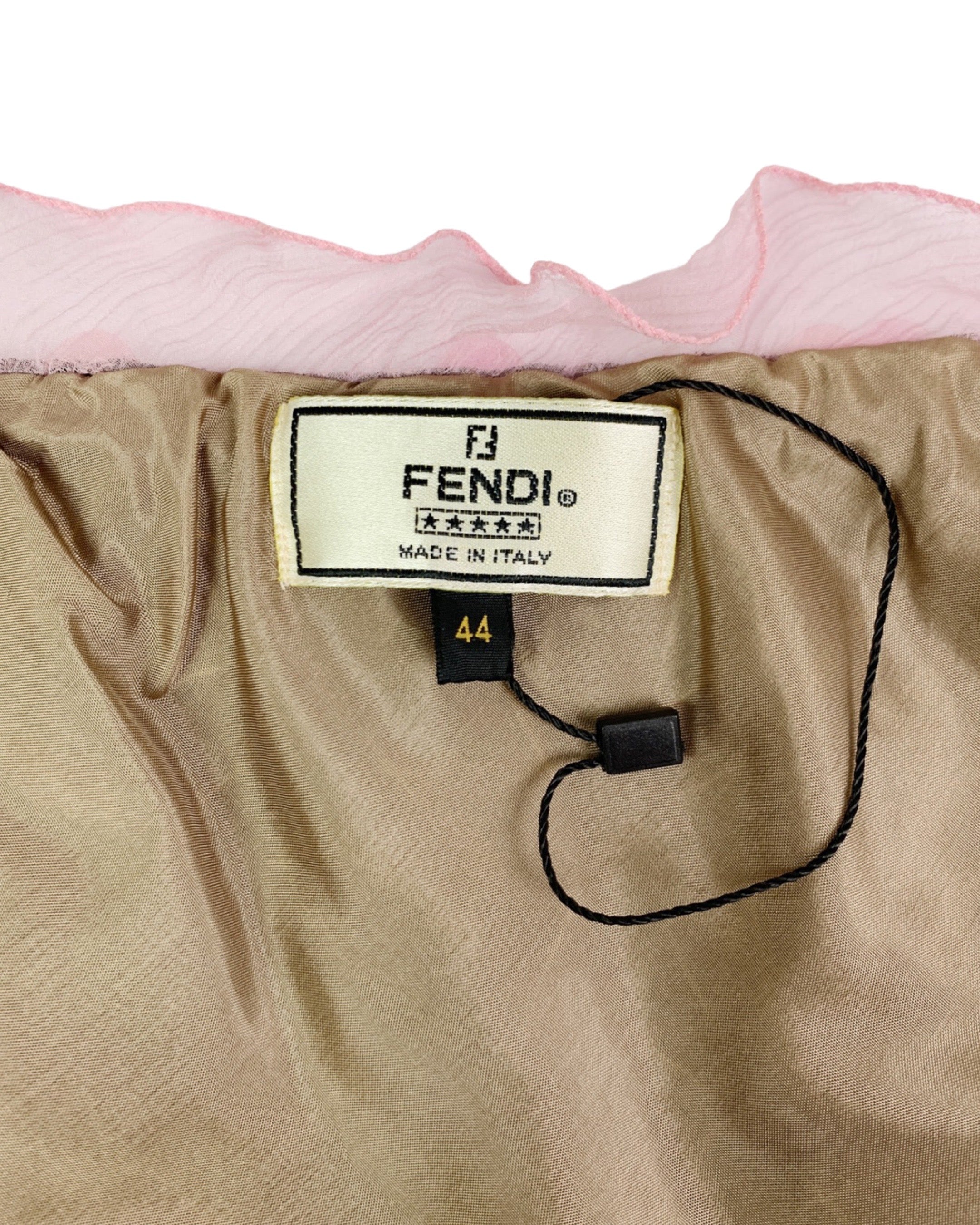 Fendi Spring 2000 Zucca Sequins Skirt