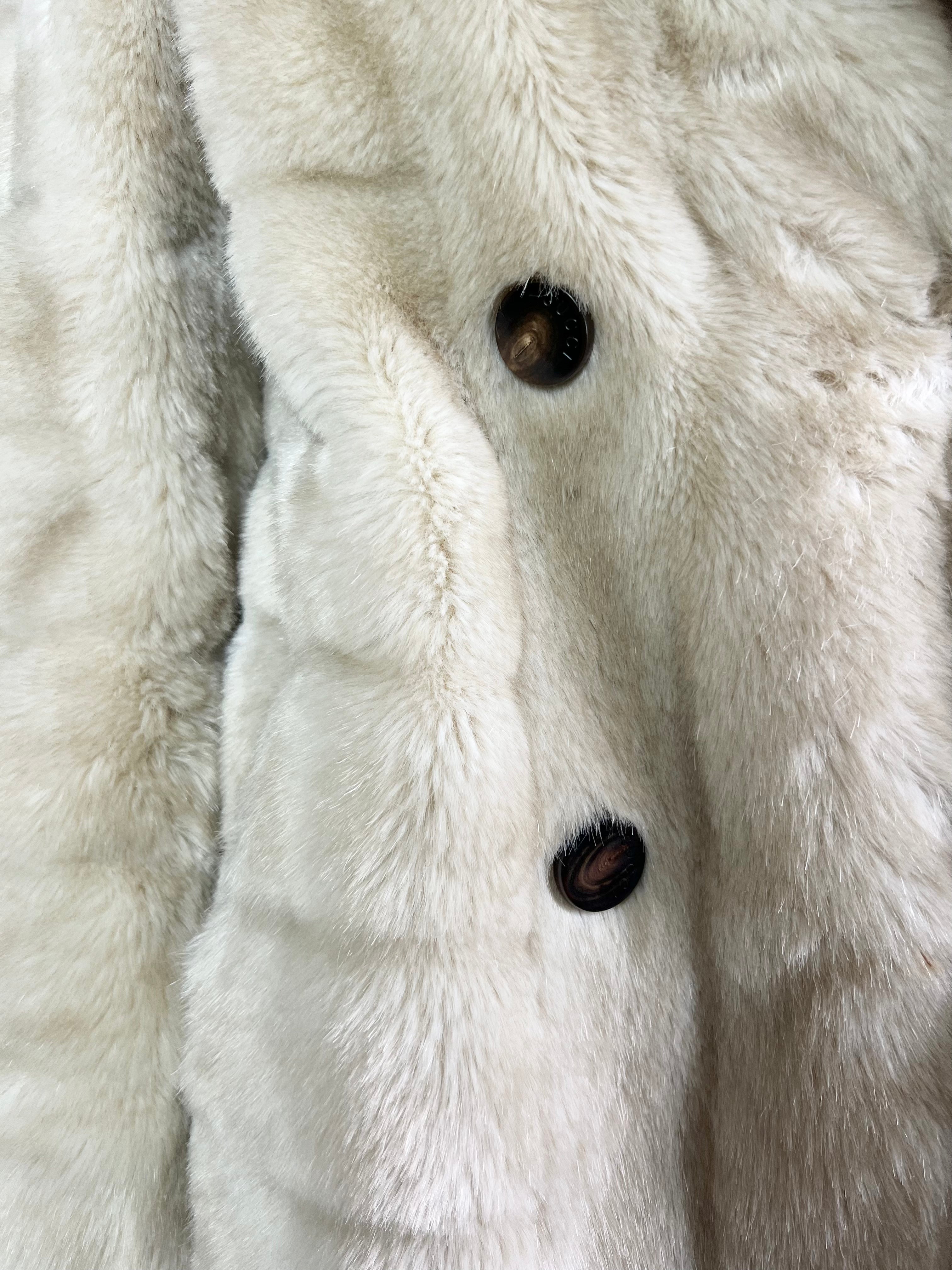 Gucci by Tom Ford Fall 1996 Faux Fur Coat