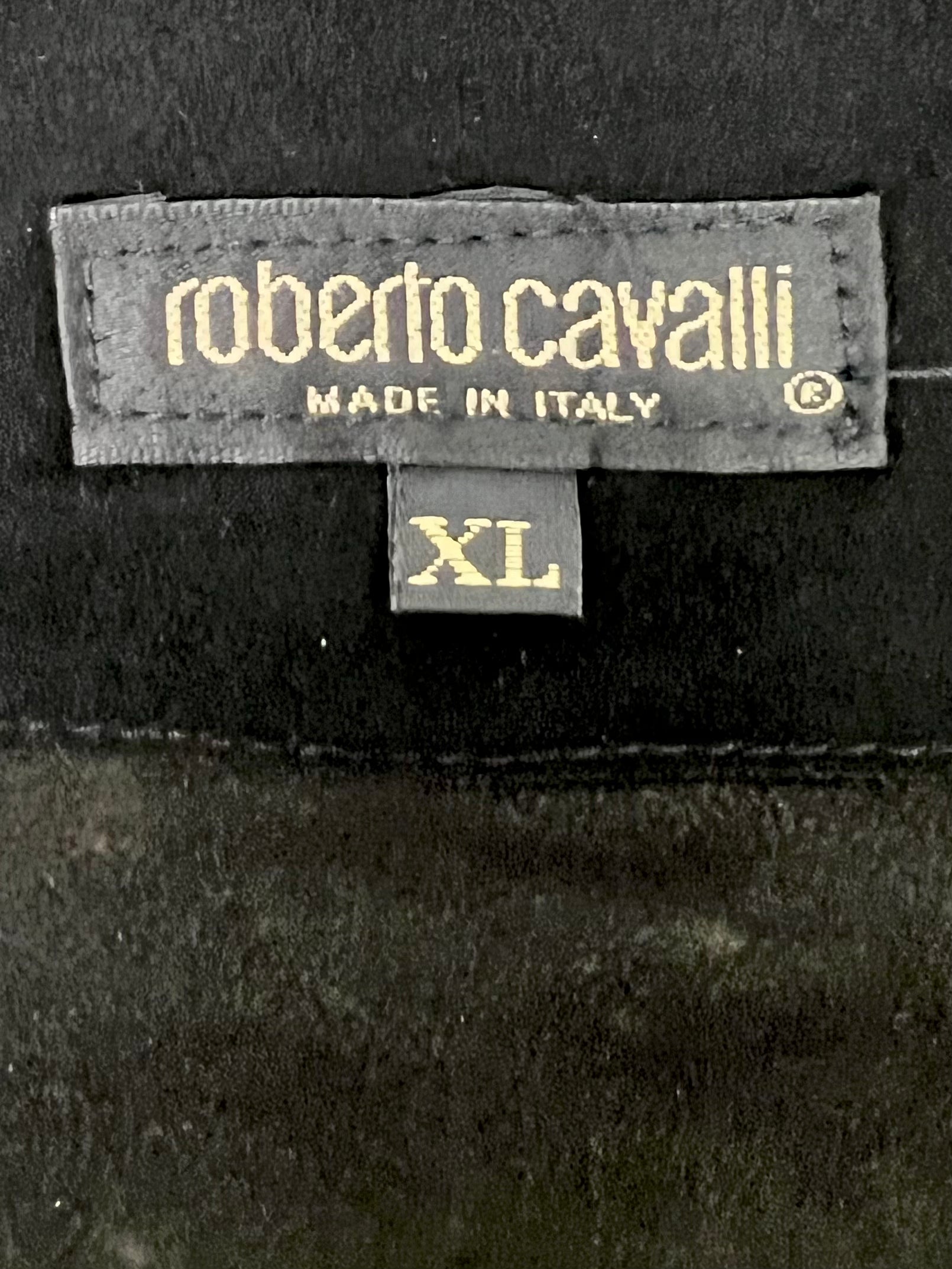 Roberto Cavalli Fall 1999 Suede Leather Set